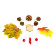   Őszi dekoráció - falevél, toboz, tök szett - 4 féle                                                   BX59021