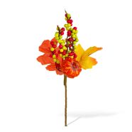   Őszi dekoráció - tök, bogyó, falevél - 24 cm - 2 db / csomag                                          BX59022