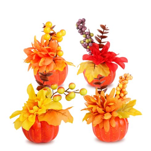 Őszi dekoráció - tök - 4 féle - 8 x 10 cm                                                             BX59027