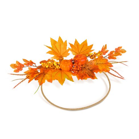 Őszi dekoráció - koszorú / kopogtató - 24 cm - 3 féle                                                 BX59041