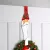 Karácsonyi kopogtató, ajtódísz tartó - fém - mikulás - 38 cm                                          BX59708A