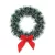 Karácsonyi ajtódísz / kopogtató - koszorú masnival - 27 cm                                            BX59711