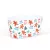 Karácsonyi fém kosár - mézeskalács mintás - 19 x 11,5 x 9,5 cm                                        BX59722A