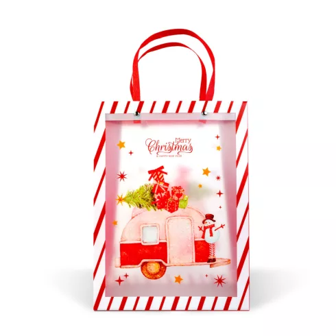Karácsonyi ajándéktáska - 32 x 25 x 11 cm - 2 féle                                                    BX59726