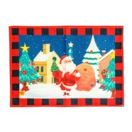   Karácsonyi tányéralátét - Mikulás - 46 x 32 cm                                                        BX59749A