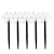 Karácsonyi lámpa - 5 LED - jégkristály - 34,5 cm - melegfehér - 3 X AA                                BX59764