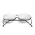 Emelt etetőállvány kerámia tálakkal - fehér tálak - 30 x 14 x 7,5 cm                                  BX60058