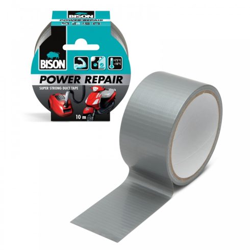 Power Repair szöveterősített ragasztószalag - szürke - 10 m                                           BXB12507