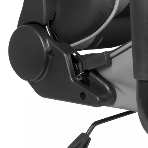 Gamer szék - derékpárnával, fejpárnával - szürke                                                      BXBMD1106GY