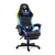 RGB LED-es gamer szék - karfával, párnával - fekete / kék                                             BXBMD1115BL