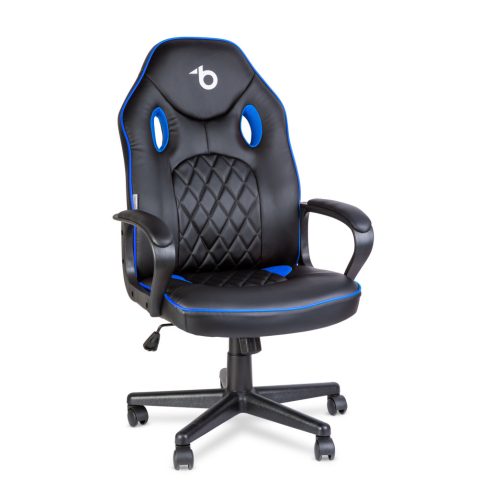 Gamer szék karfával - fekete / kék - 71 x 53 cm / 53 x 47 cm                                          BXBMD1116BL