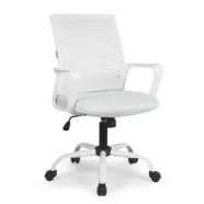  Irodai forgószék - fix karfával - fehér - 70 x 51 / 52 x 50 cm                                        BXBMD1119A