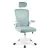 Irodai forgószék - karfával - fehér/kék - 58 x 48 / 50 x 50 cm                                        BXBMD1121