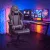 TItanForce gamer szék párnával - fekete/szürke - 122 x 65 x 53 cm                                     BXBMD1124GY