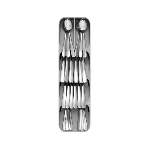 Evőeszköz tartó - 5 rekeszes - műanyag - 40 x 11 x 5,5 cm                                             BXBW1012