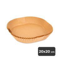   Air fryer sütőpapír - olaj nélküli sütőhöz - négyzet - 20 cm - 50 db / csomag                         BXBW1020A