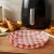 Air fryer sütőpapír - olaj nélküli sütőhöz - kockás, kör - 23 cm - 50 db / csomag                     BXBW1032B