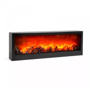   Kandalló LED-es lánghatással - elemes / USB-s - 60 x 10 x 20 cm                                       BXBW2015