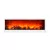 Kandalló LED-es lánghatással - fehér - elemes / USB-s - 60 x 10 x 20 cm                               BXBW2015WH