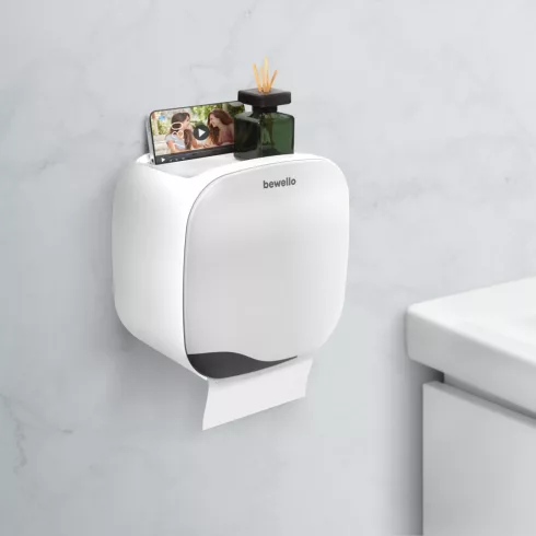 WC-papír tartó szekrény - fehér - 200 x 130 x 205 mm                                                  BXBW3003