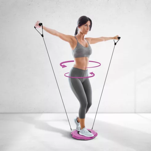 Twister fitnesz korong - gumi kötéllel - 29 cm                                                        BXBW4005