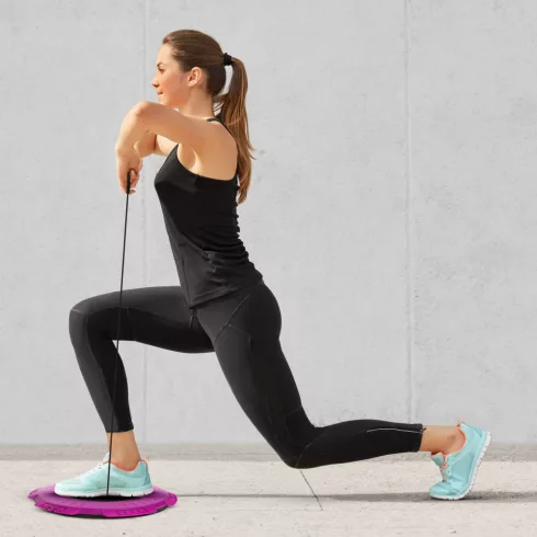 Twister fitnesz korong - gumi kötéllel - 29 cm                                                        BXBW4005