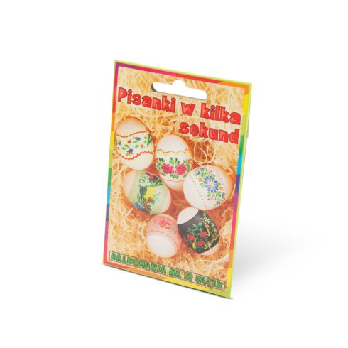 Húsvéti dekoráció - tojás matrica szett - 12 db / csomag                                              BXCMK-0052