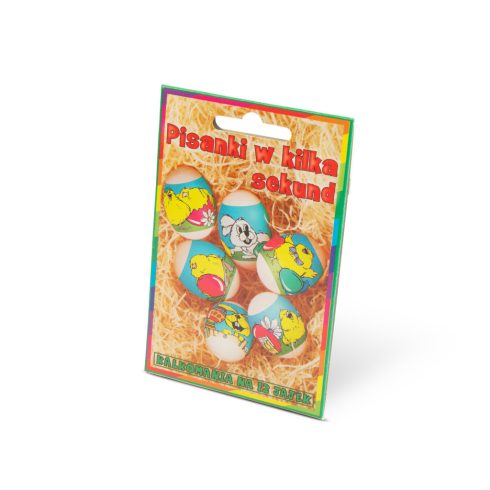 Húsvéti dekoráció - tojás matrica szett - 12 db / csomag                                              BXCMK-0052