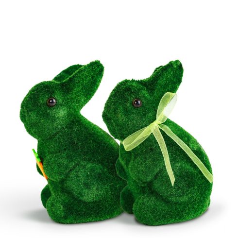 Húsvéti dekoráció - nyuszi - 2 féle - 15 cm - zöld                                                    BXCMK-5473