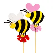   Leszúrható dekoráció - méhecske - 2 féle - 33 cm                                                      BXCMK-6227