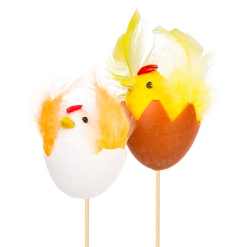 Húsvéti dekoráció - csibe, tyúk - leszúrható - 28 cm                                                  BXCMK-7732