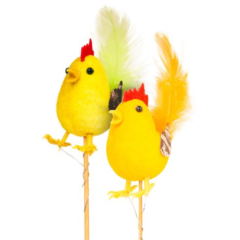 Húsvéti dekoráció - kakas - 2 féle - leszúrható - 24 cm                                               BXCMK-7756