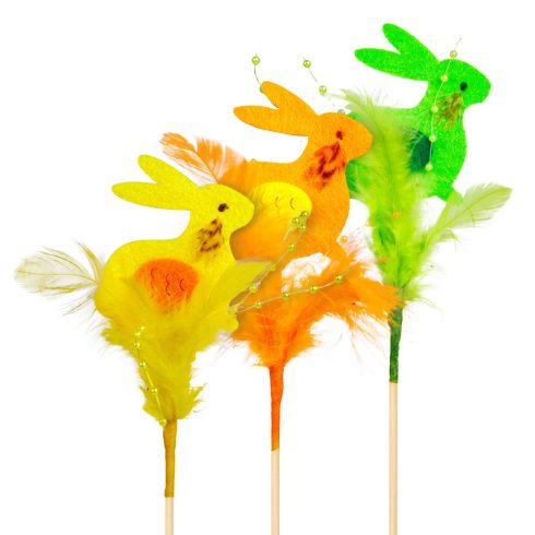 Húsvéti dekoráció - nyuszi - 3 féle - 23 cm - leszúrható                                              BXCMK-7794