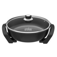   WinningStar - Tapadásmentes asztali serpenyő - 1500 W - fekete                                        BXDA00465