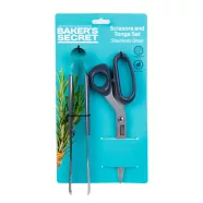   Baker's Secret - rozsdamentes fogó & olló szett                                                       BXDA00972