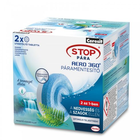 Stop Pára utántöltő tabletta - colFrissítő vízeséscol - 2 x 450 g                                     BXH2629464