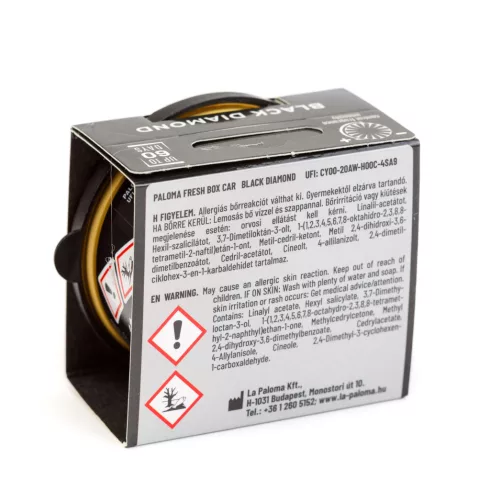 Illatosító - Paloma Fresh box - Black Diamond - 25 g                                                  BXP20217