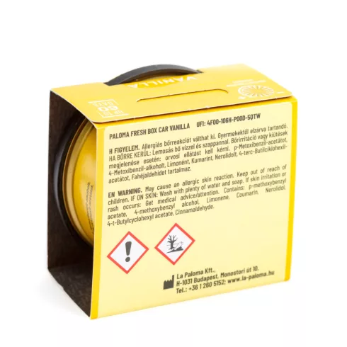Illatosító - Paloma Fresh box - Vanilla - 25 g                                                        BXP20231
