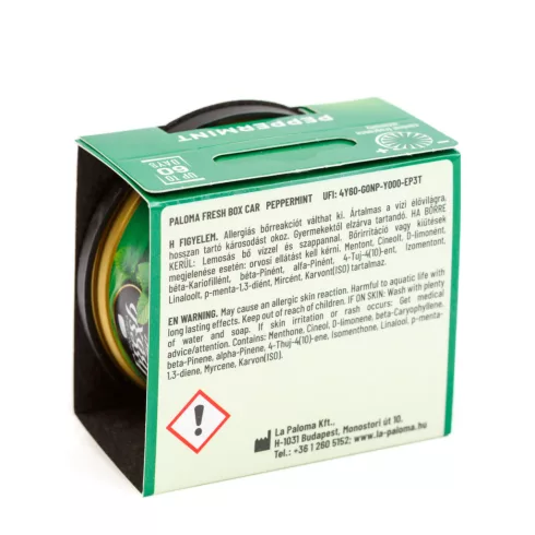 Illatosító - Paloma Fresh box - Peppermint - 25 g                                                     BXP20255