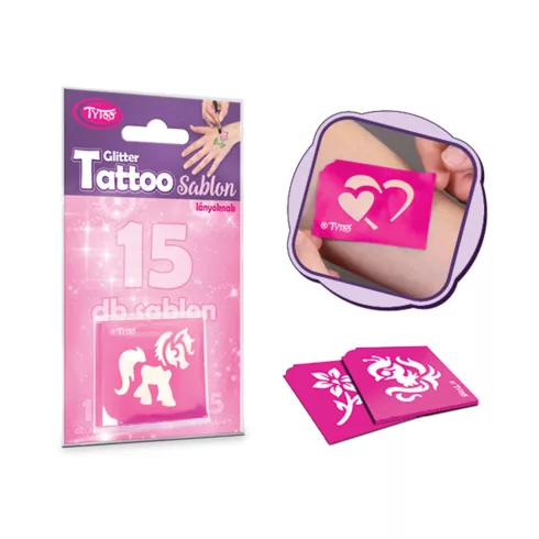 Sablon szett - lányoknak - 15 db-os                                                                   BXTY50106