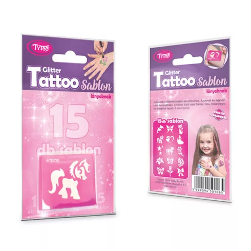 Sablon szett - lányoknak - 15 db-os                                                                   BXTY50106