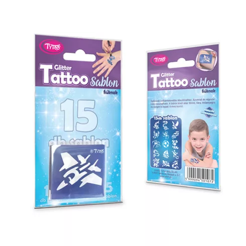 Sablon szett - fiúknak - 15 db-os                                                                     BXTY50107
