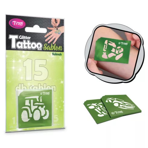 Sablon szett - járművek - 15 db-os                                                                    BXTY50155