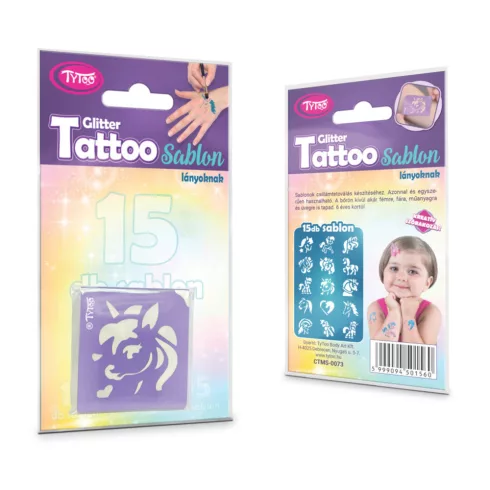 Lovak és Unikornisok sablon szett - 15 db-os                                                          BXTY50156