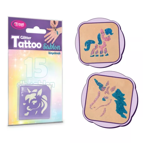 Lovak és Unikornisok sablon szett - 15 db-os                                                          BXTY50156