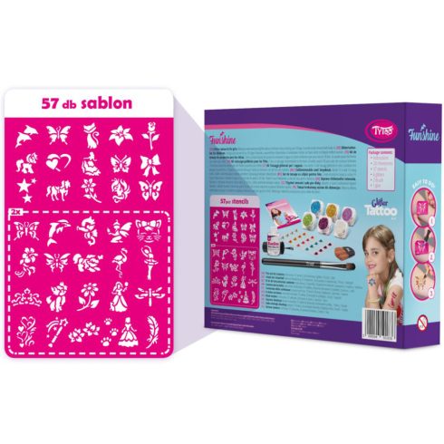Funshine csillámtetoválás szett                                                                       BXTY50183