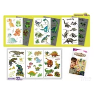   Dinoszauruszos tetoválás matrica szett - 40 db / csomag                                               BXTY50270