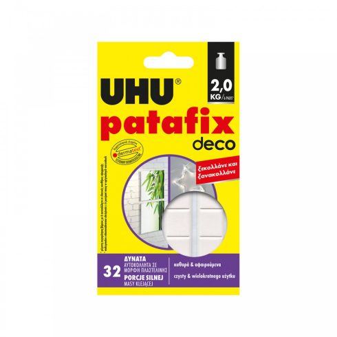 UHU Patafix homedeco - fehér gyurmaragasztó  - 32 db / csomag                                         BXU40660