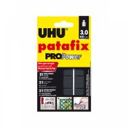   UHU Patafix PROPower - fekete gyurmaragasztó - 21 db / csomag                                         BXU40790
