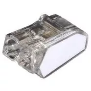   Vezetékösszekötő 2P 1,0-2,5mm2 fehér / átlátszó, VID, VC02                                            C2473-202